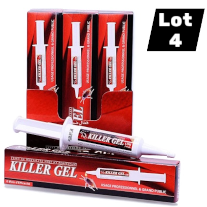 Lot 4 Killer gel - Anti cafard - 30 g promo sqes Tunisie ennasr