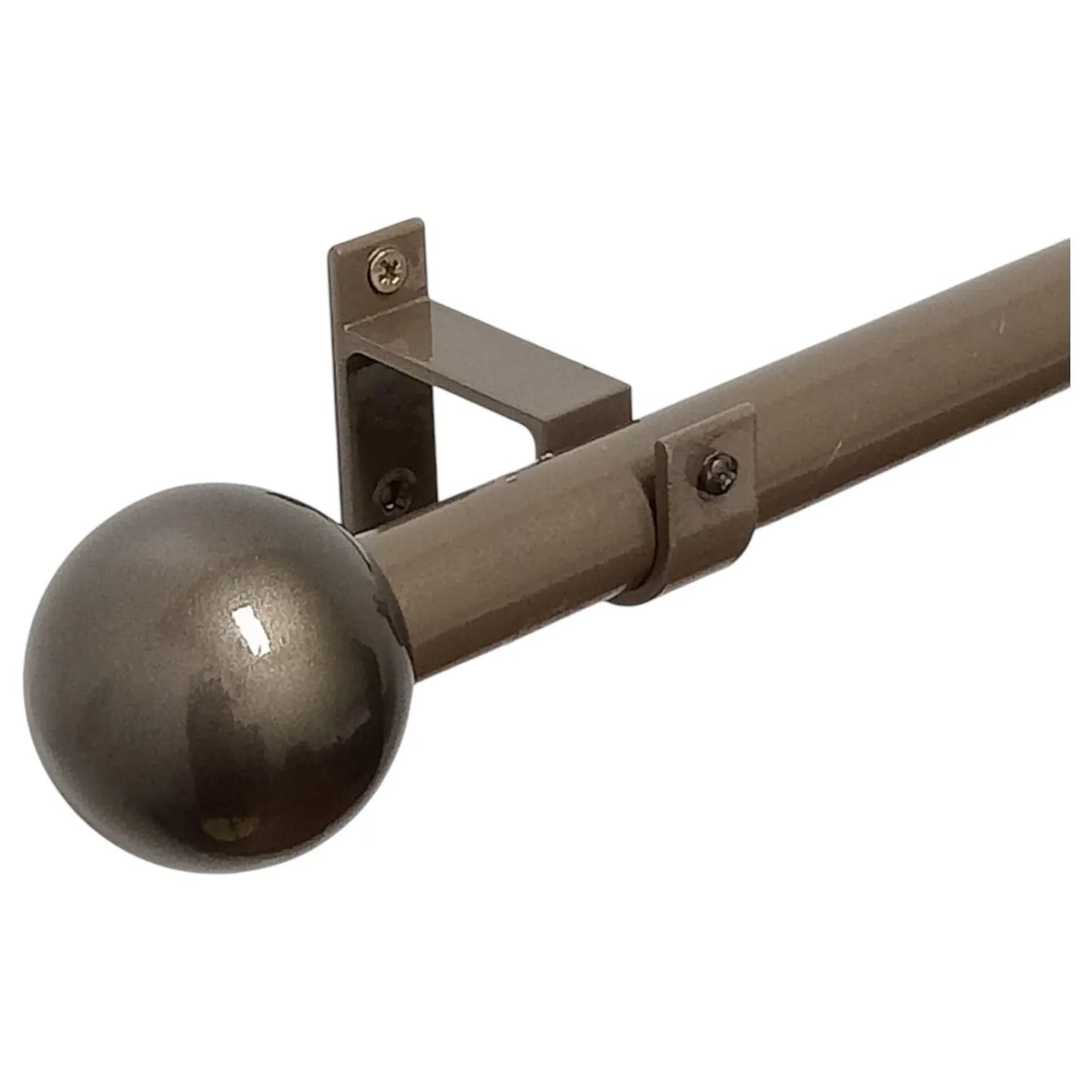 Tringle à rideau avec embouts sphérique Bronzé - Mhirsi - SQES