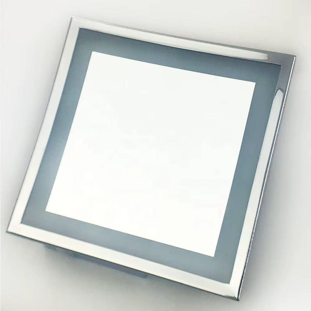 Miroir carré de Maquillage Mural LED Tactile Grossissant