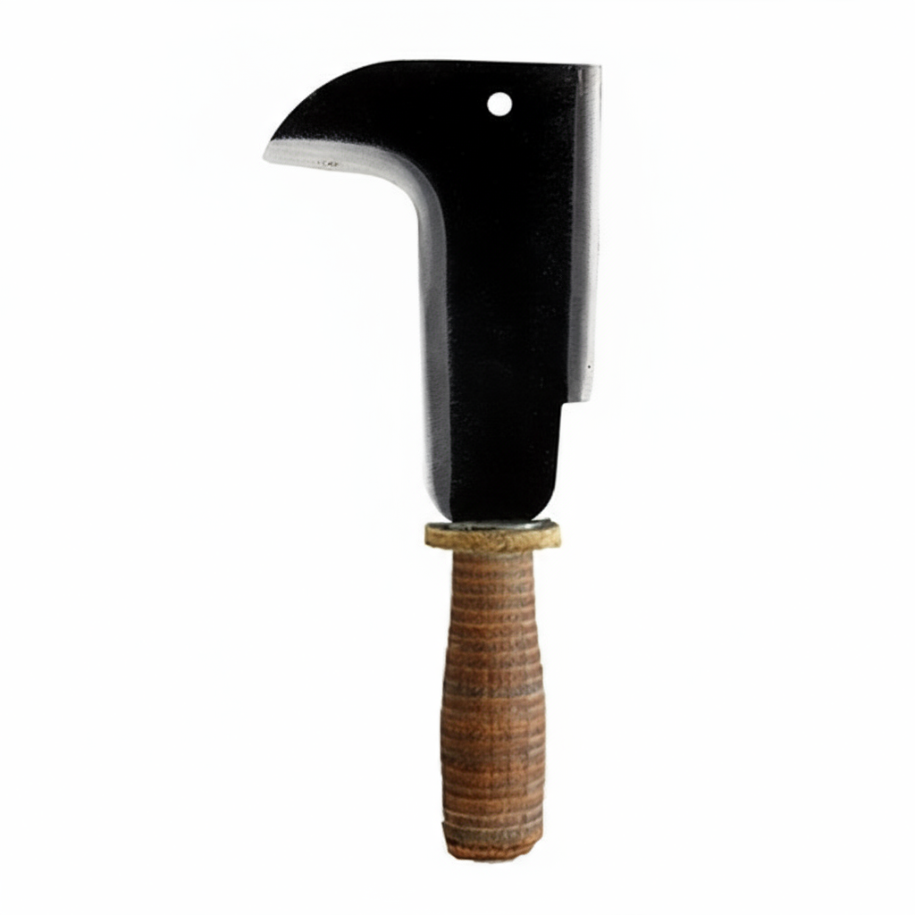 Serpe Manche Cuir 22cm Professionnelle Élagage Jardinage
