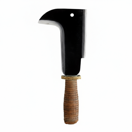 Serpe Manche Cuir 22cm Professionnelle Élagage Jardinage