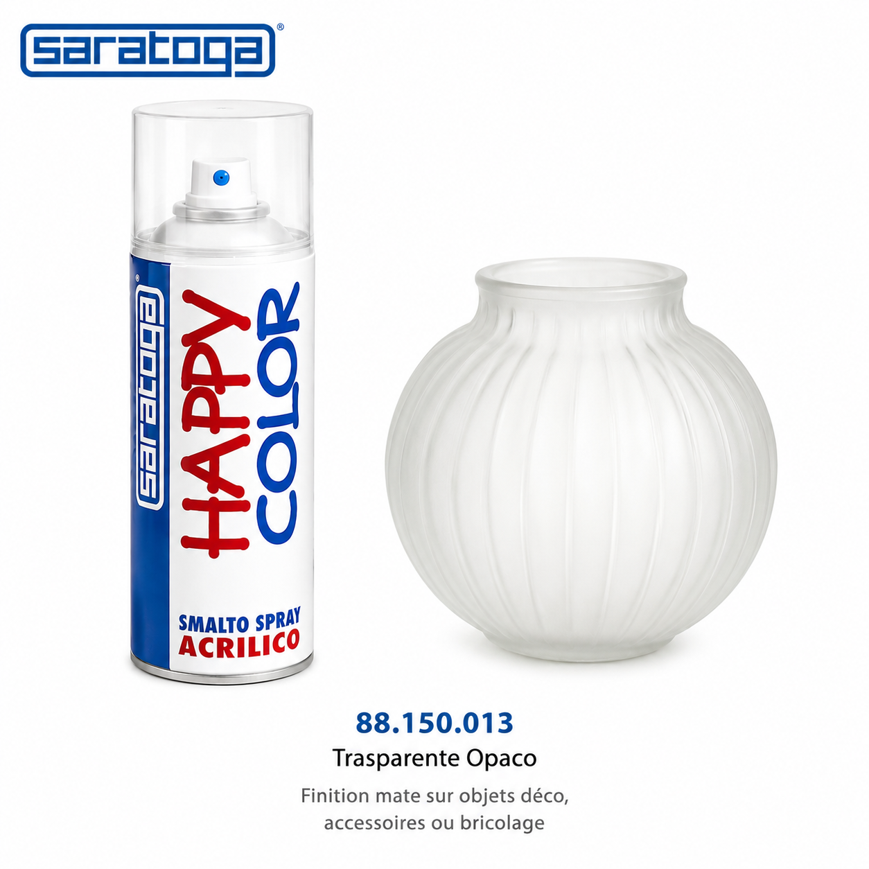 Spray Transparent Mat 400ml Saratoga – Meilleur qualité prix en Tunisie