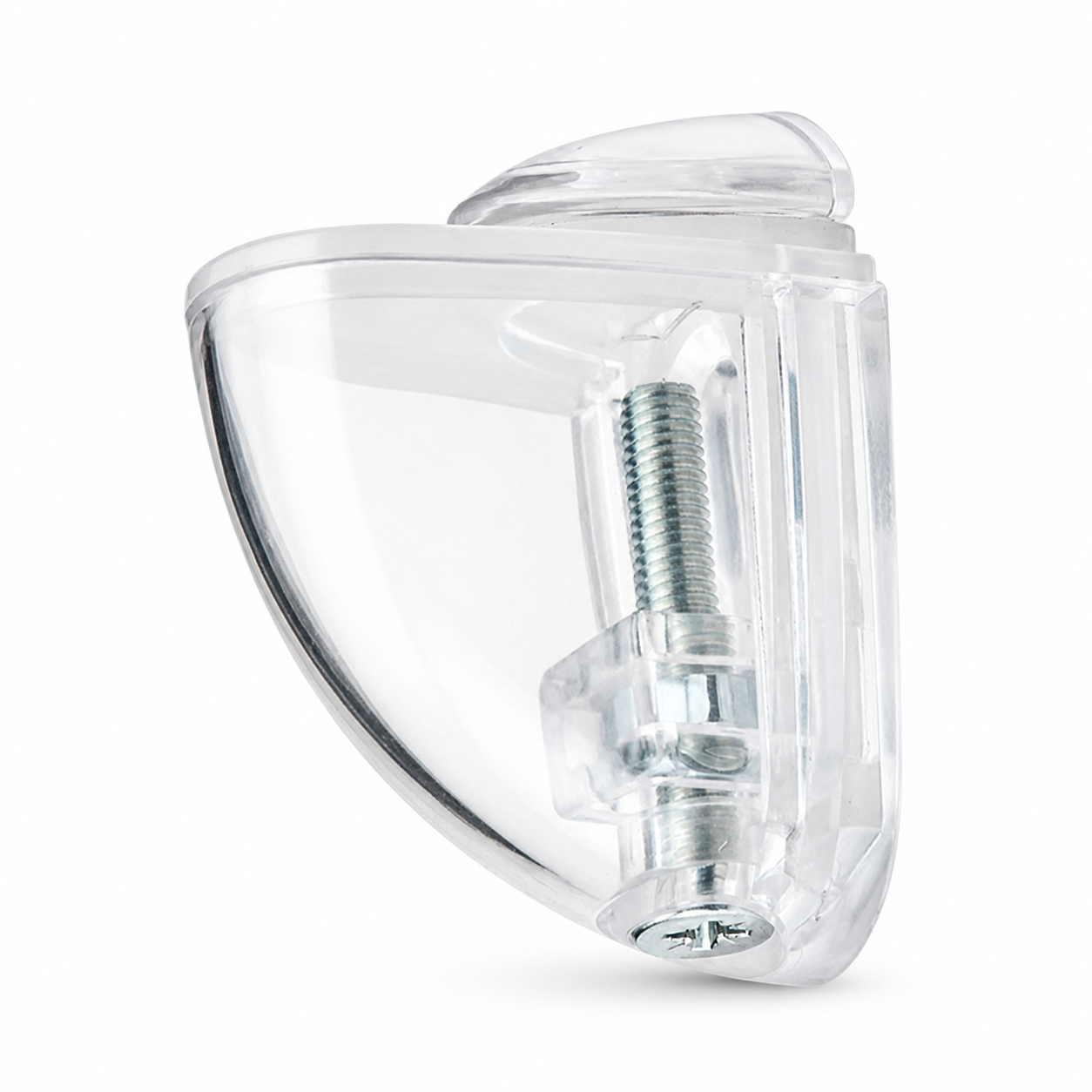 Support de vitre réglable transparent AYTUG RF3213 - 2pcs