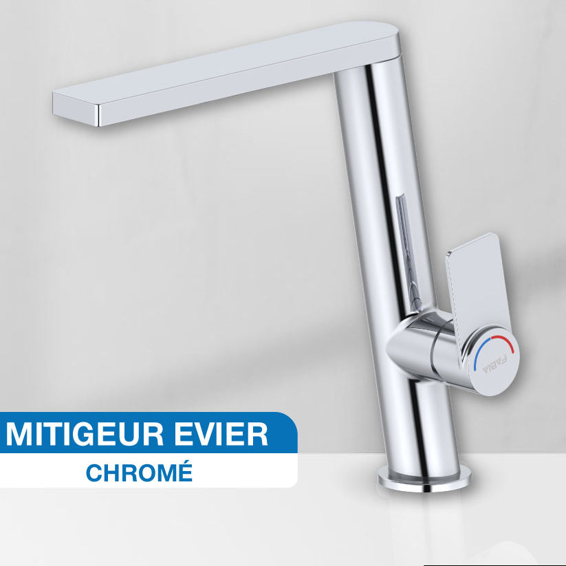 Mitigeur Évier Série Paris Fabia - Chrome
