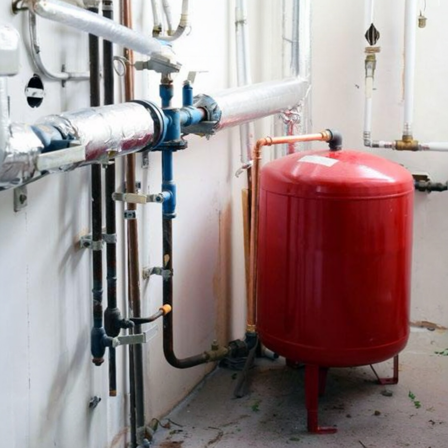 Vase d'Expansion 100L Rouge AQUASYSTEM Professionnel - SQES