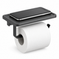 Porte-papier toilette Gun Grey STP-039 avec support pour smartphone et rouleau de papier toilette