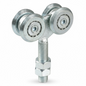 IBFM Chariot Portail 4 Roues 24mm - Accessoire pour Portail Coulissant