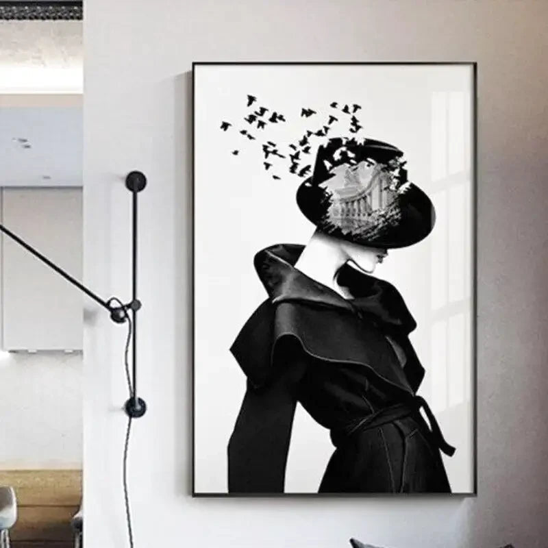 Toile à Peindre Vierge Noire 50×70 cm – Acrylique & Huile