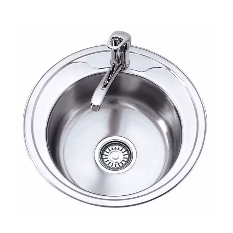 Évier Inox Rond DN 50 Encastrable
