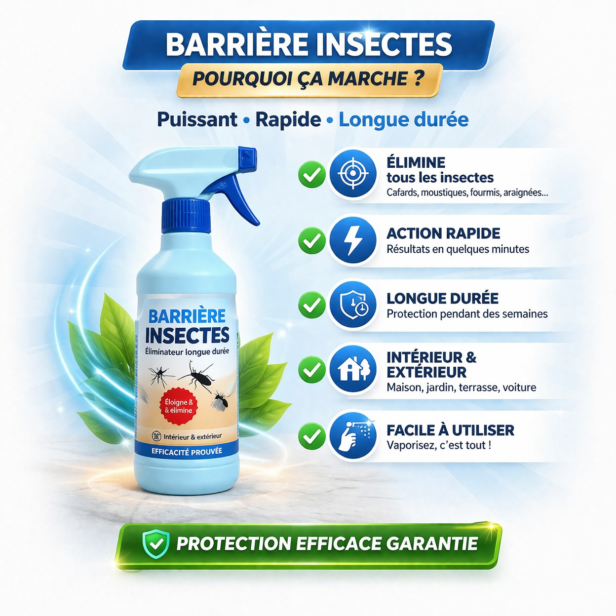 Fatal Expert Barrière Insectes 500ml - Protection Anti-Invasions Longue Durée