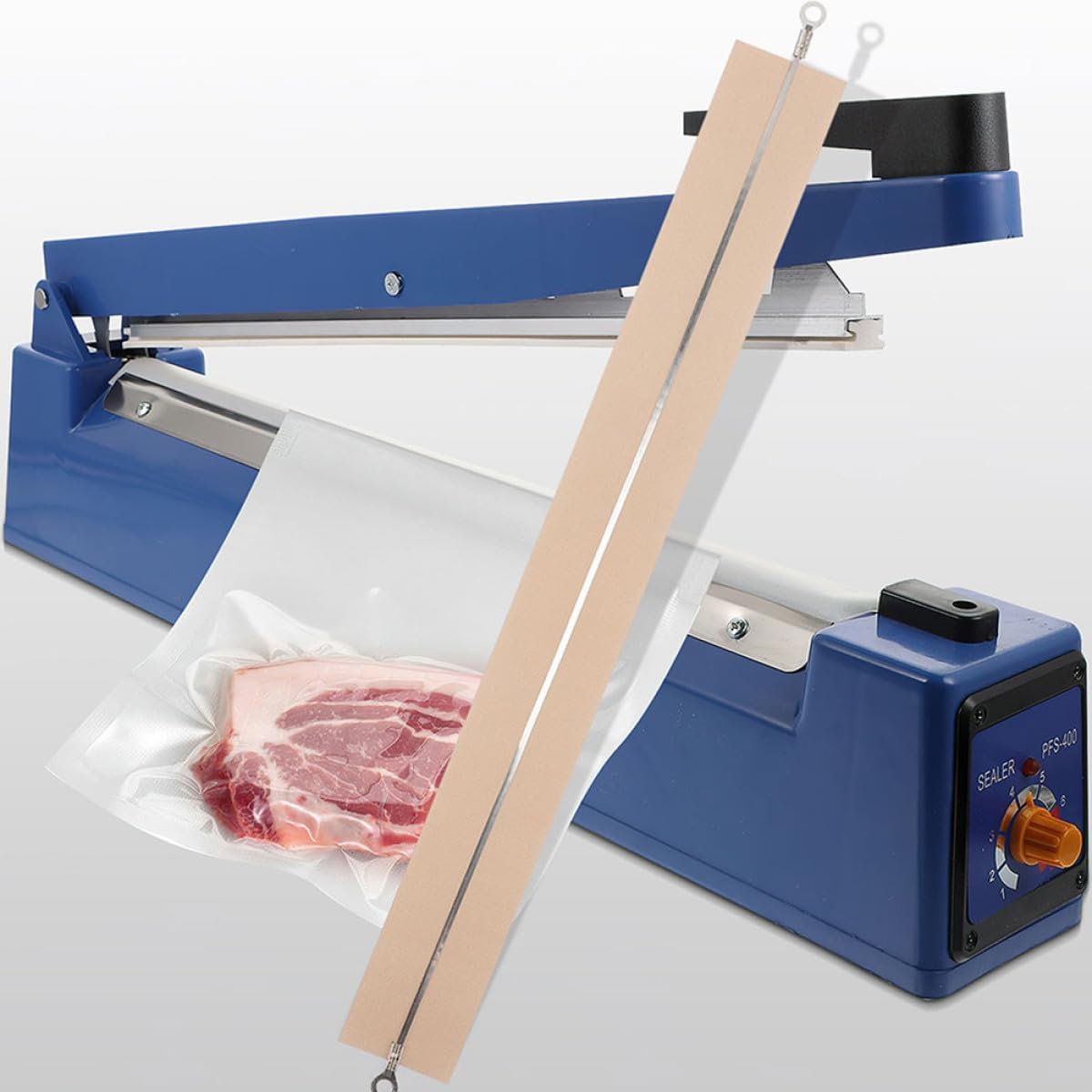 Fil plat chauffant PFS-400 Nichrome avec machine à sceller scellant sachet alimentaire – pièce de rechange SQES Tunisie