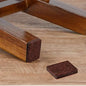 18 Patin Feutre Carré Adhésif 32X32mm Marron - Antidérapant