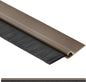 GEKO Joint brosse de porte auto-adhésif Marron
