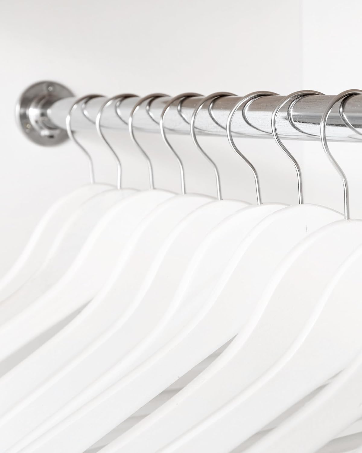 Tube Rond Chromé pour Cintres Armoire et Dressing