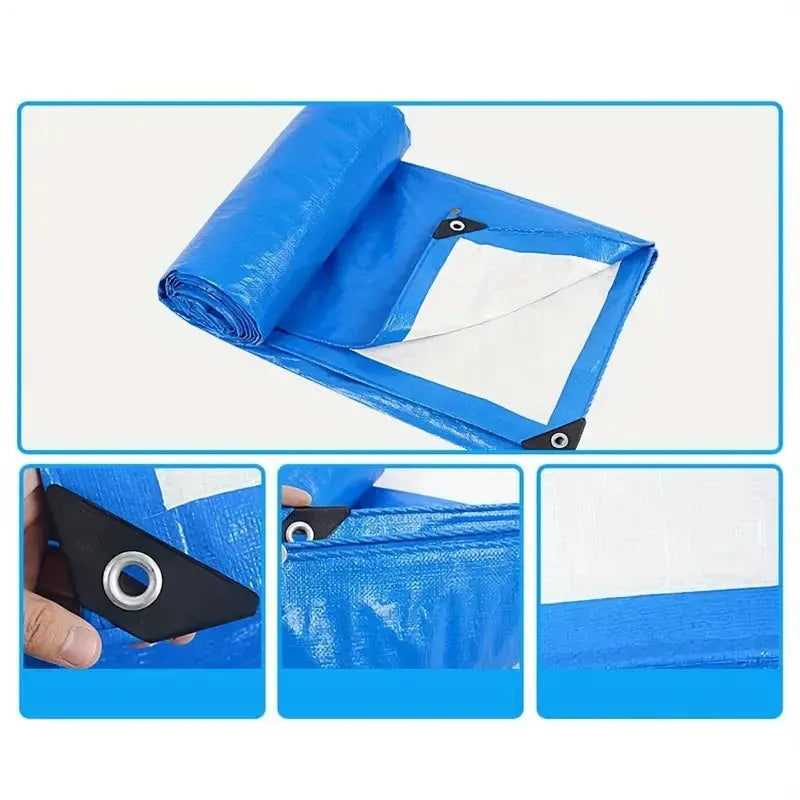 Bâche de protection Multiusages PVC BLEU 2x3m WADFOW