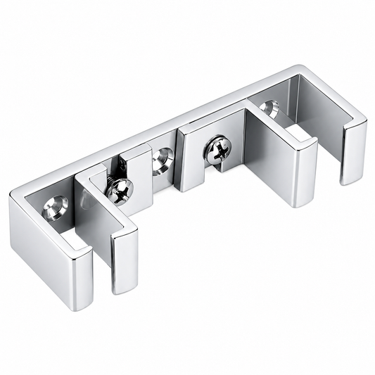 support plafond double en aluminium finition argentée brillante. SQES TUNISIE
