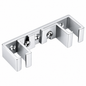 support plafond double en aluminium finition argentée brillante. SQES TUNISIE