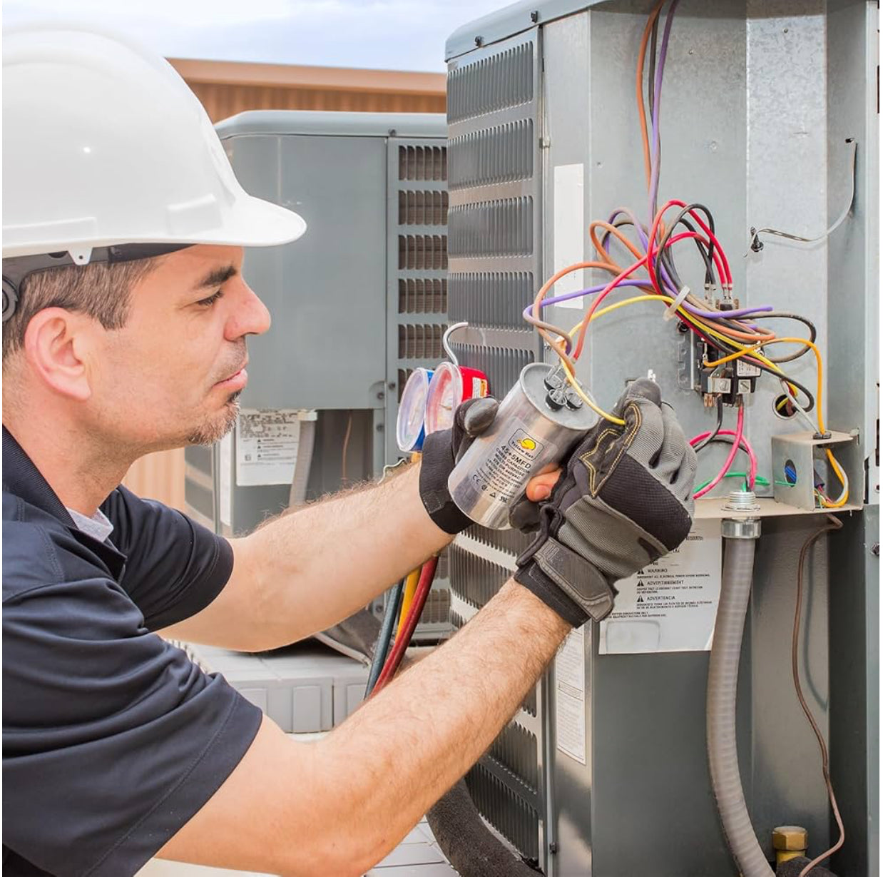 Condensateur Climatiseur - Capacité - 55 µF – 3 Bornes