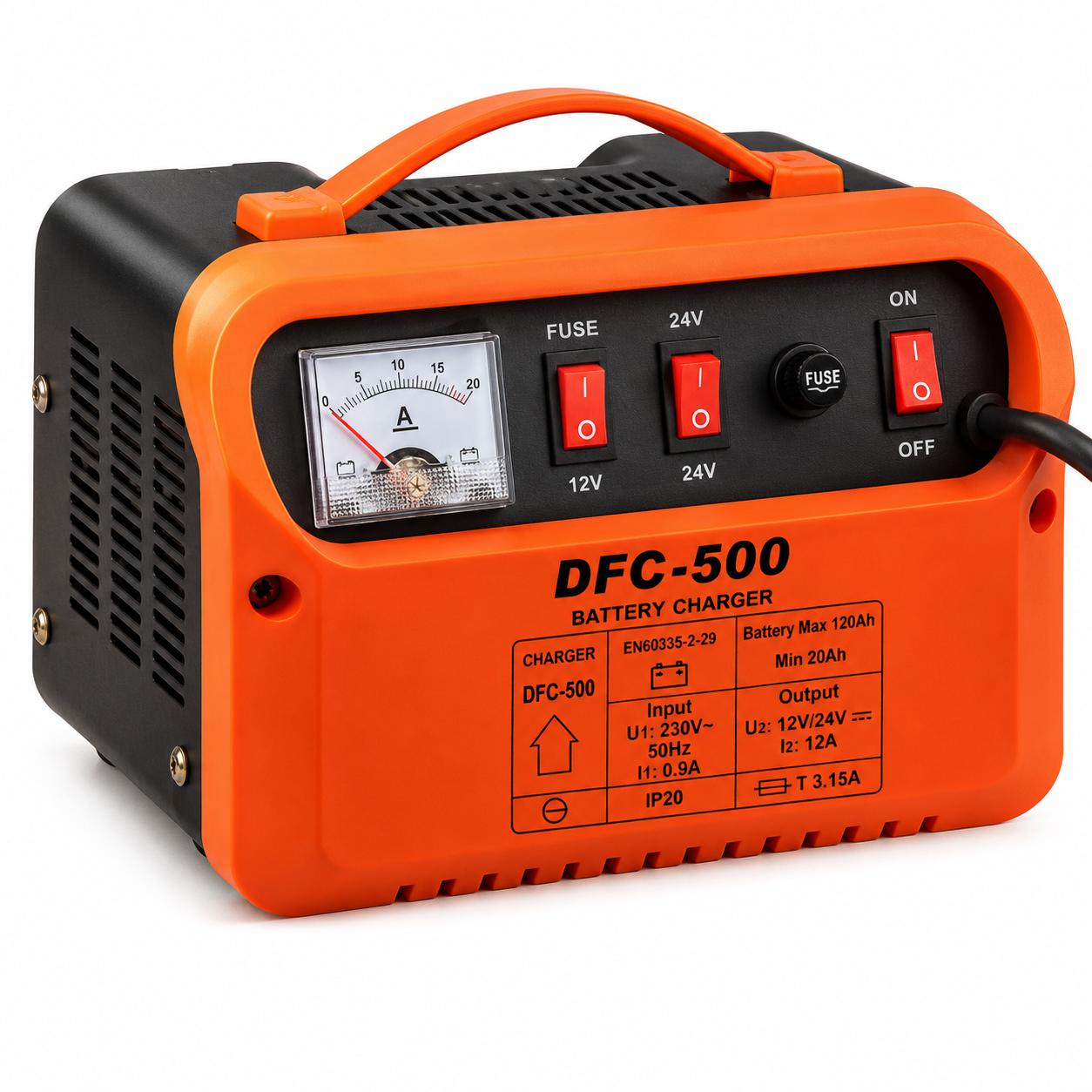Chargeur-Démarreur Batterie DS 12/24 V 20/30 A – Démarrage 130 A