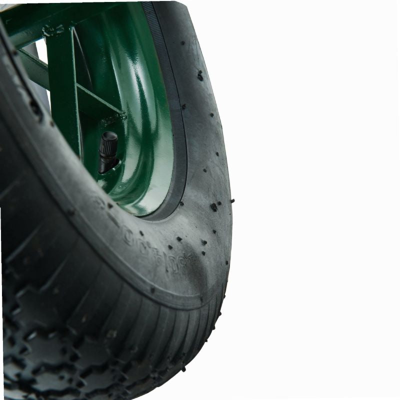 Roue de Brouette Pneumatique DN 38cm — Jante Acier Galvanisé