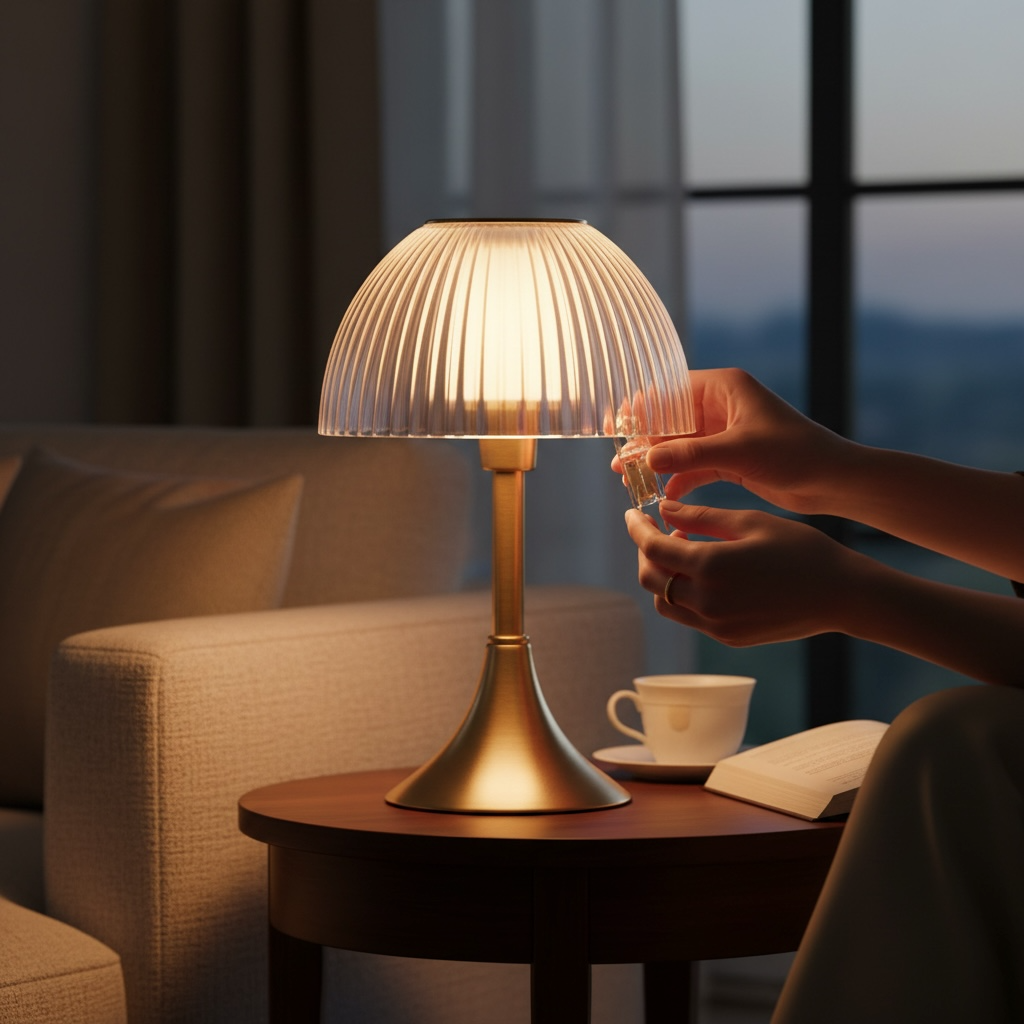 Lampe Capsule Halogène GY6.35 50W 12V - Lot de 2 Pièces