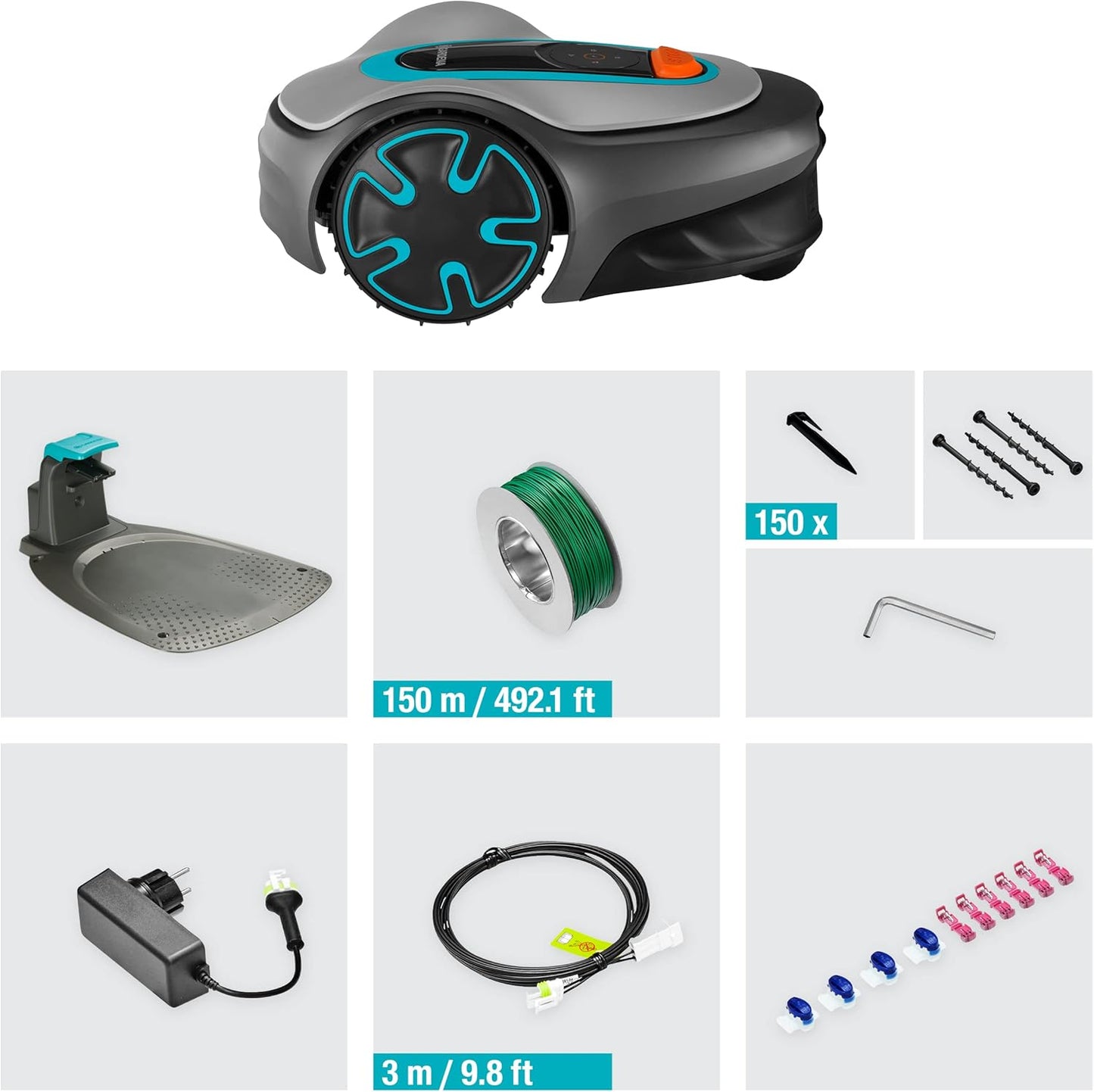 Tondeuse Robot SILENO Minimo 500 M² GARDENA — Réf. 15202-22