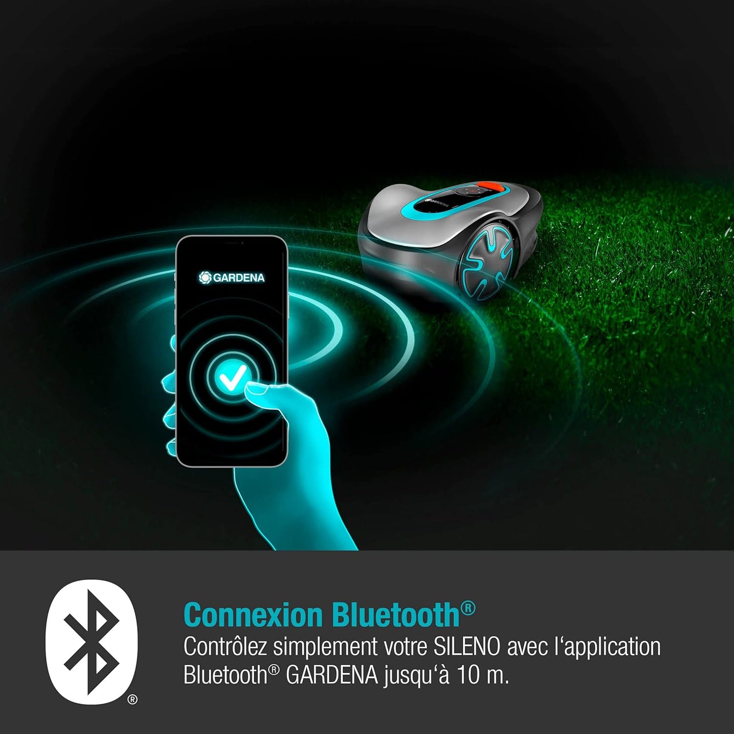 Tondeuse Robot SILENO Minimo 500 M² GARDENA — Réf. 15202-22