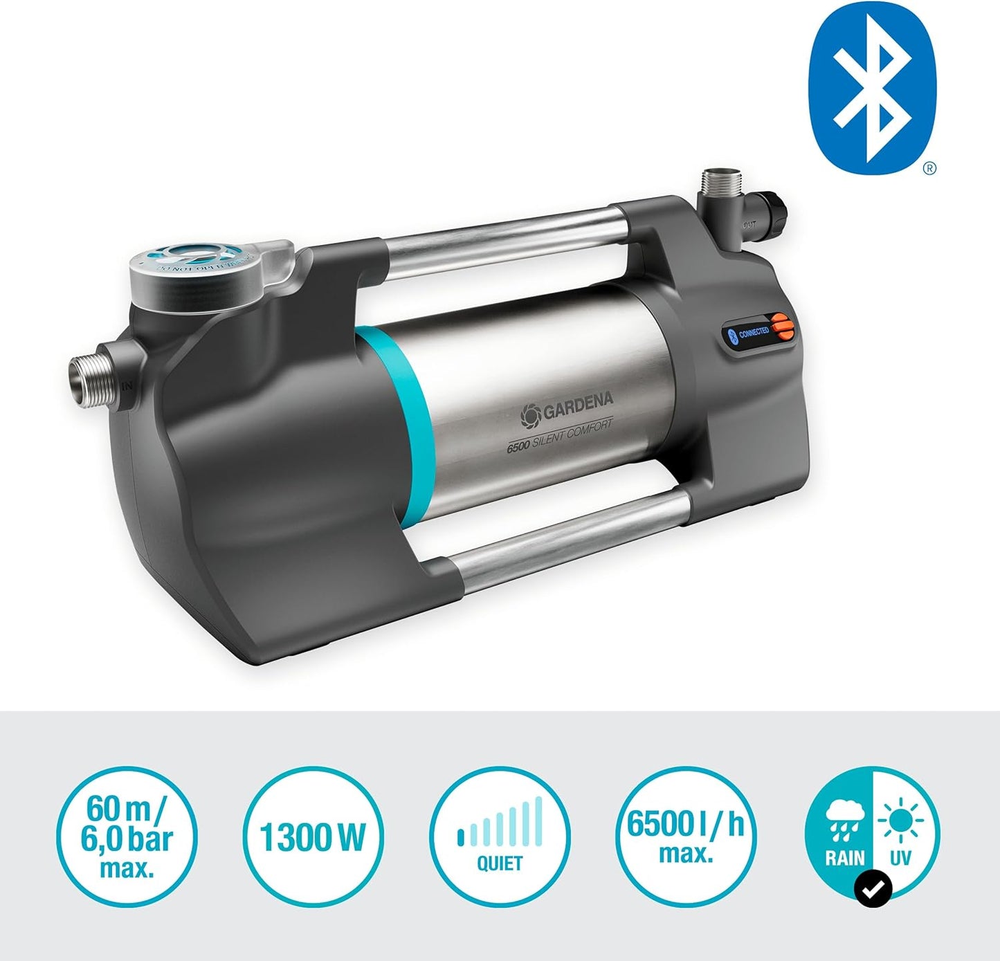 Pompe d'Arrosage de Surface 6500 SILENTCOMFORT GARDENA — Réf. 9059-20