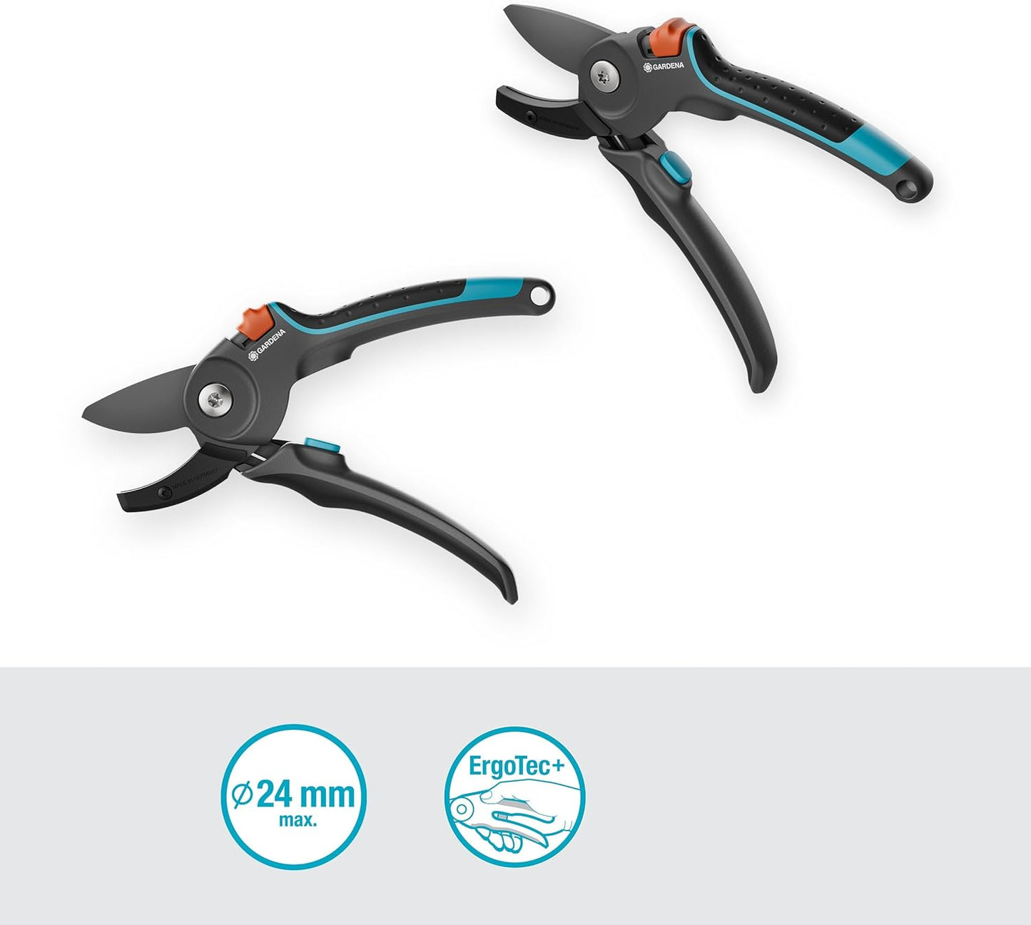 Sécateur PremiumCut Pro Bois Vert 24mm GARDENA — Réf. 12251-20
