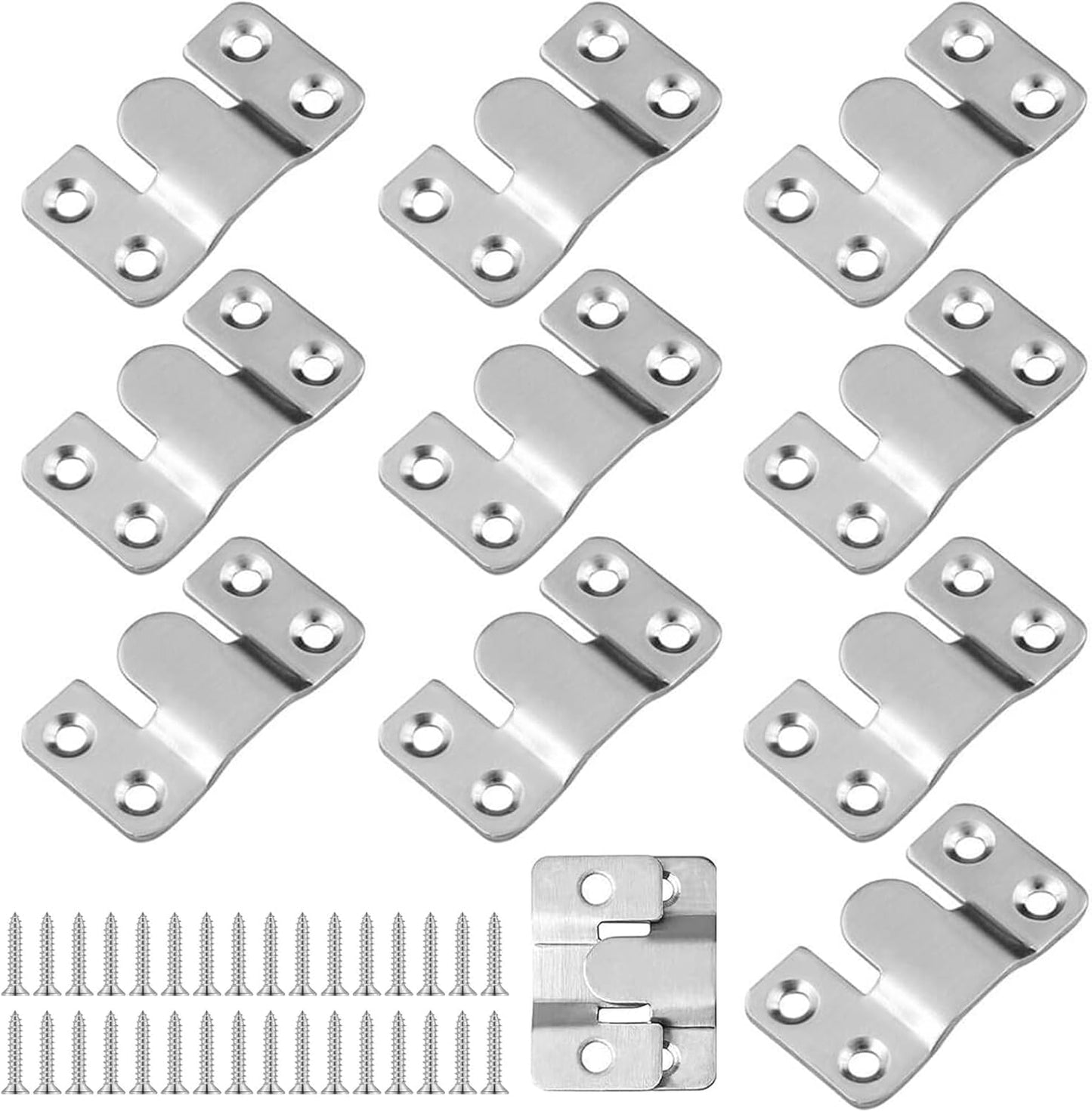 SUPPORT ACCROCHAGE  - Crochet Cadre Photo Dissimulé - 10 pcs - 5 paire