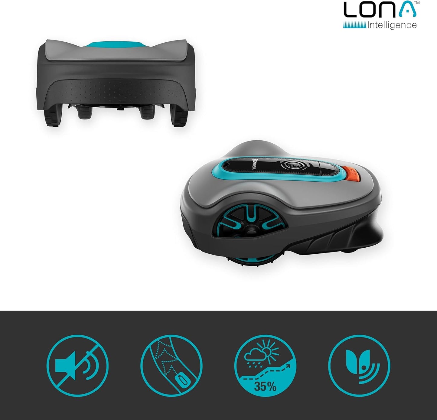 Tondeuse Robot Smart SILENO max 1500m² GARDENA — Réf. 19903-24