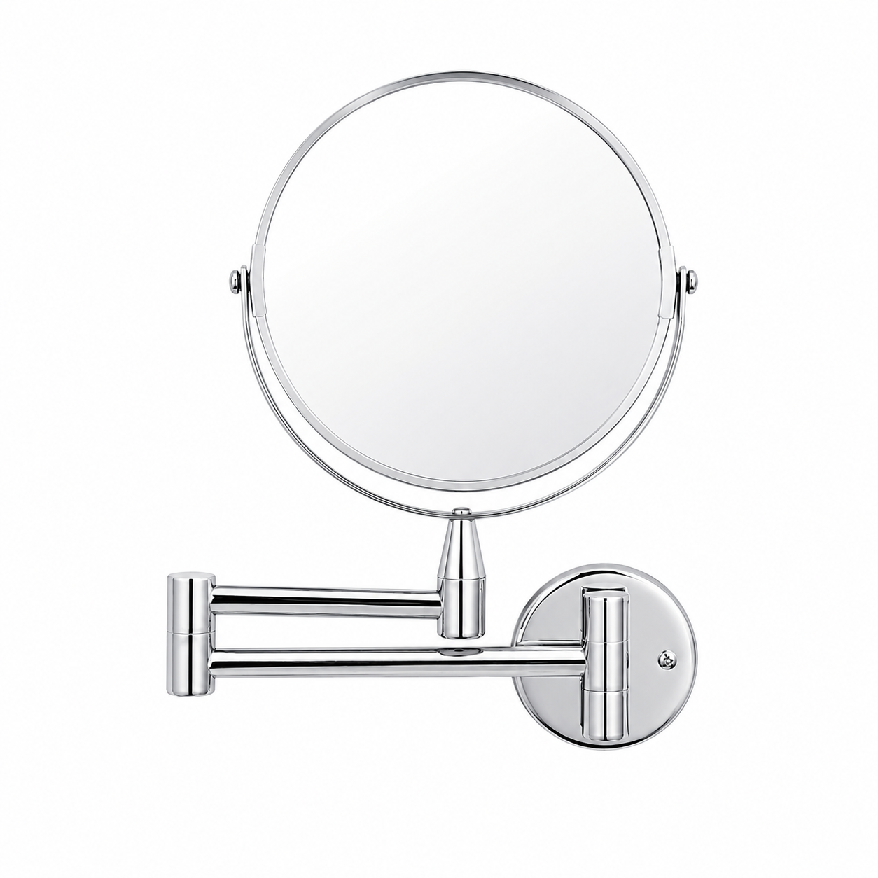 Miroir Pivot Rond P902 Mural Chromé Double Face 1X/3X