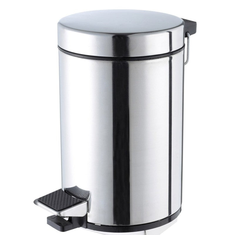 Ensemble Poubelle & Brosse WC  Inoxydables – Design Premium - 5L