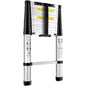Échelle Télescopique Simple Acier Inoxydable 3.8m