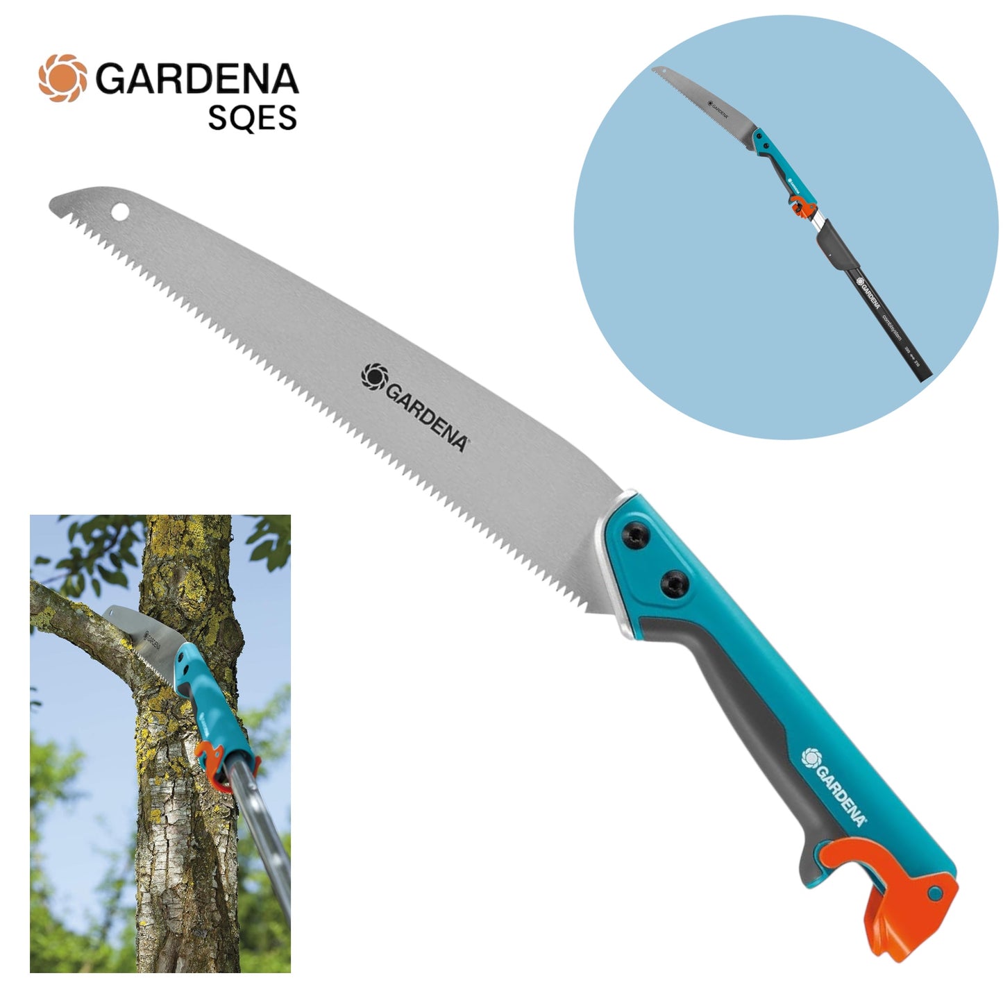 Scie d'Élagage CombiSystem 300PP GARDENA — Réf. 08737-20