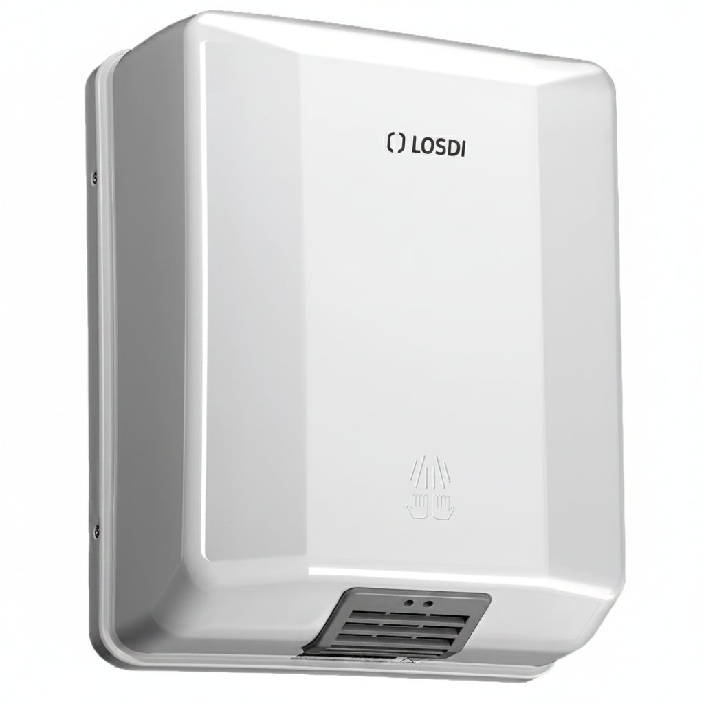 Losdi Sèche mains élégance- Abs blanc - 1600 W
