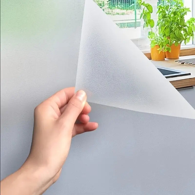 Film autocollant de verre givré pour fenêtre 2m x 60cm - SQES