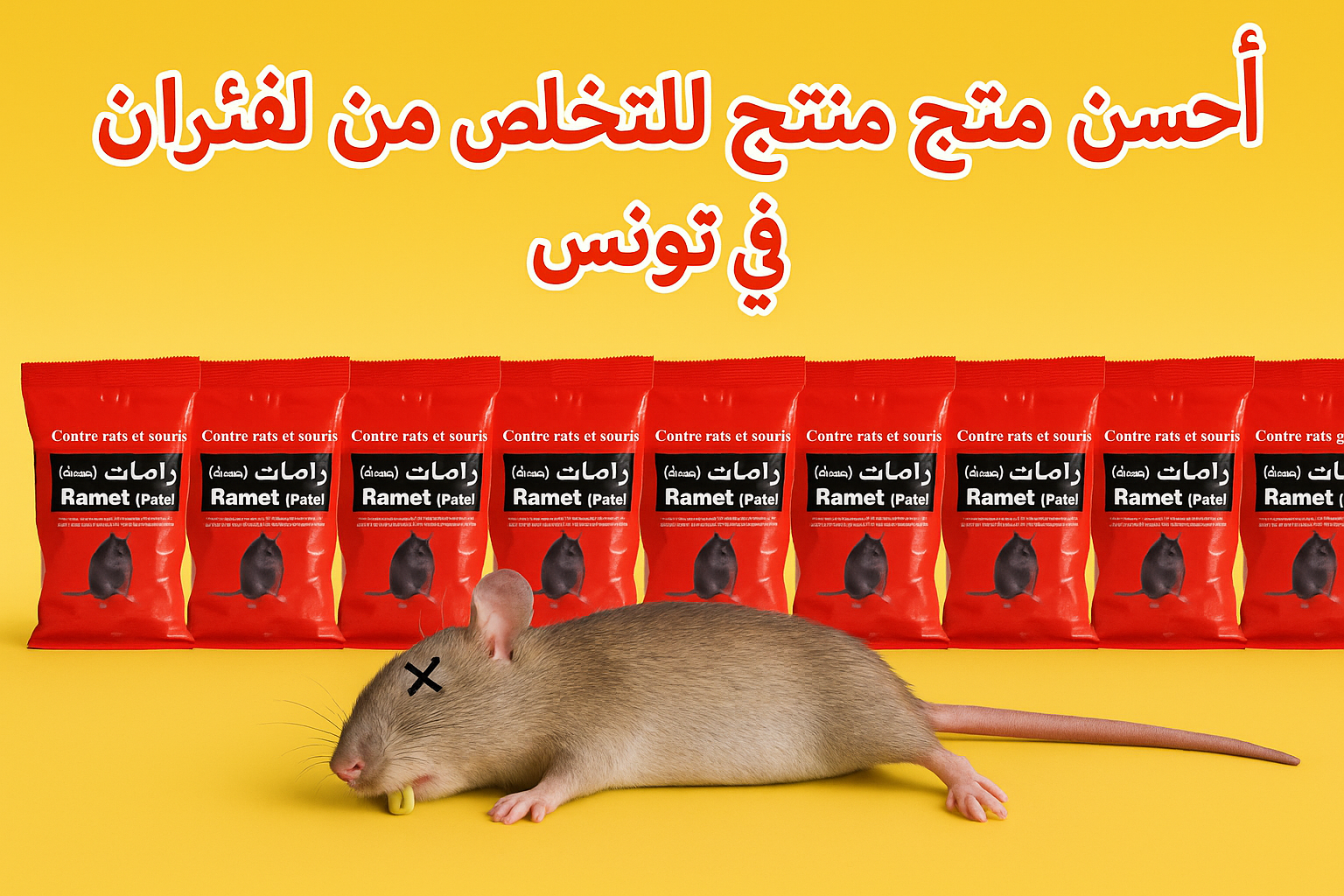 منتجات رامات متعددة مع فأر ميت مكبر