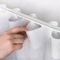 Store a vague - Tringle support rideau wave - Aluminium blanc avec accessoires - SQES