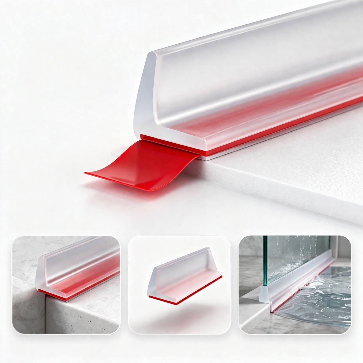 Barrière Eau BOSS TAPE Silicone Transparent 2m