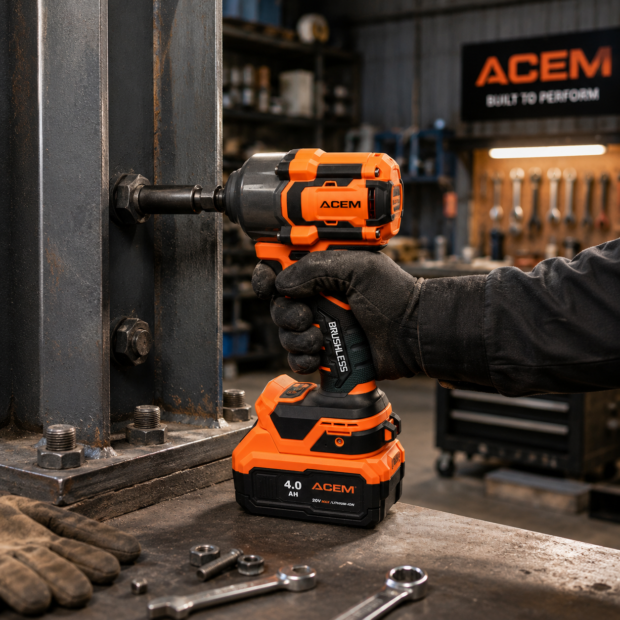 Boulonneuse Sans Fil - Clé à Chocs 20V 950 N.m – ACEM CW950 Professionnel