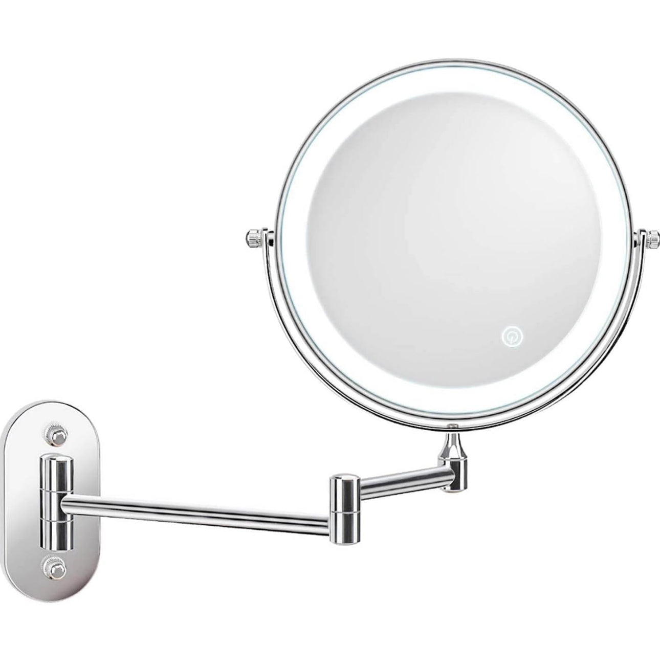 Miroir Maquillage Mural LED Tactile Grossissant