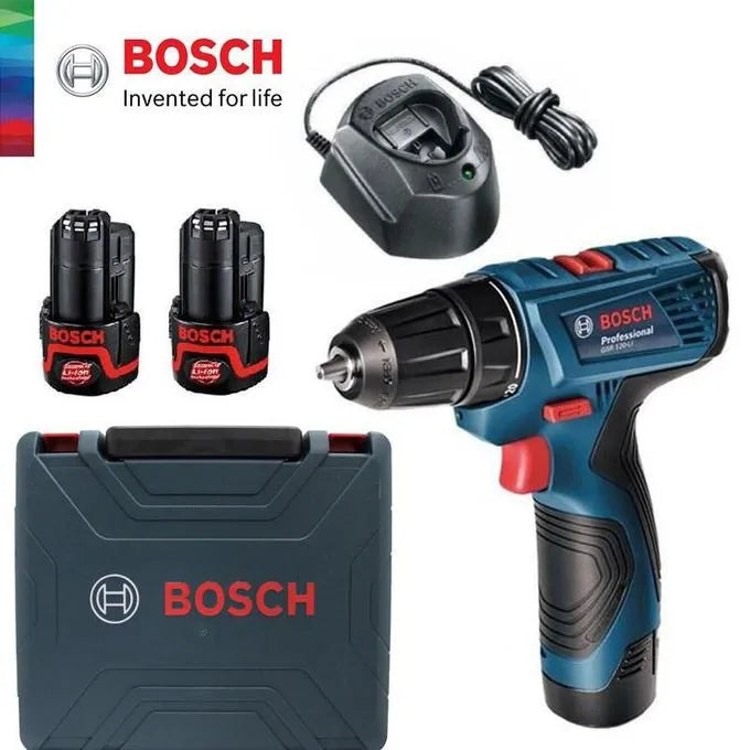 Bosch Perceuse Visseuse sans fil - Double batterie lithium - 12 V - GSR 120-LI - BOSCH TUNISIE - SQES