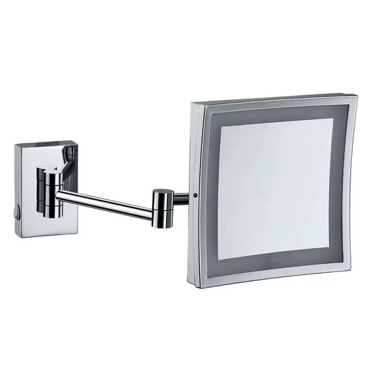 Miroir carré de Maquillage Mural LED Tactile Grossissant