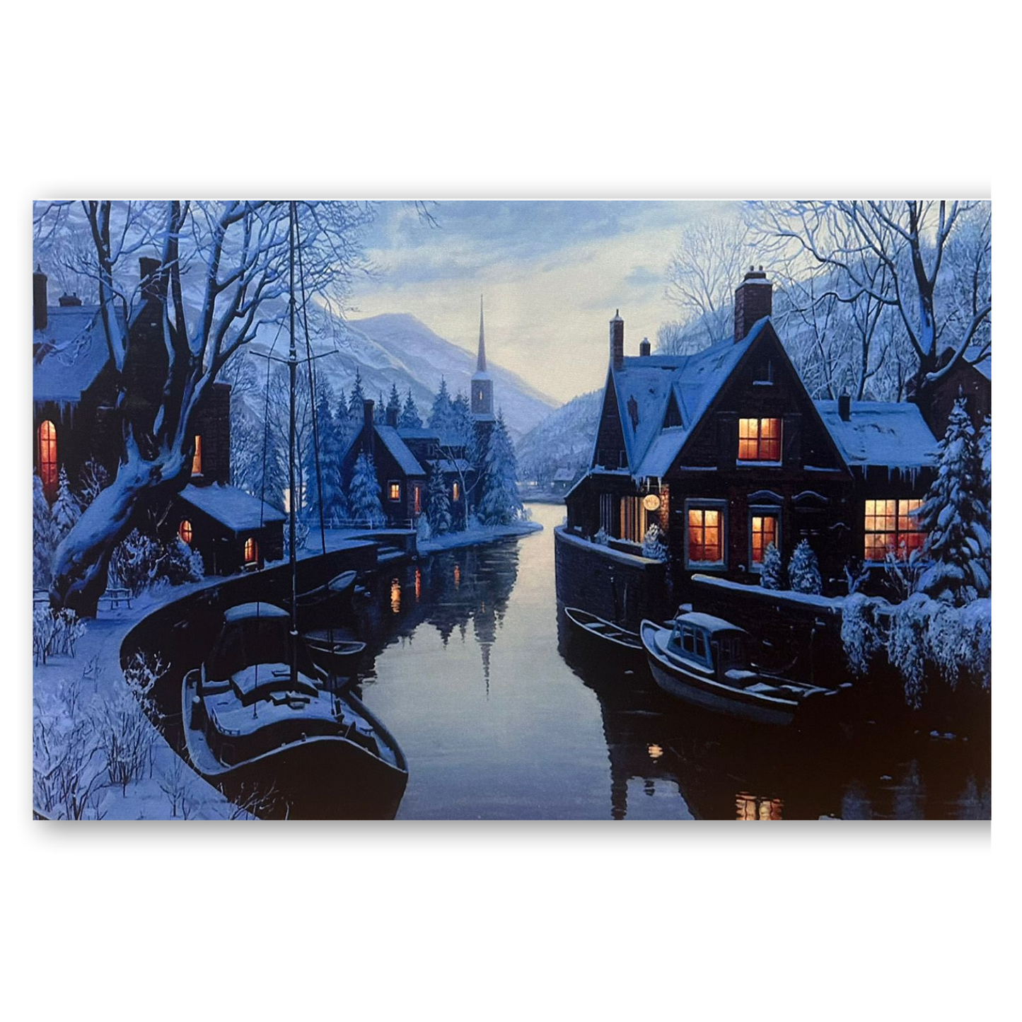 Pack Ambiance Hiver Féerique ❄️ - Tableaux LED + Sapin Lumineux