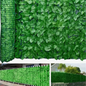 Clôture jardin, Brise vue végétal, Haie artificielle, vert 1mx3m - SQES