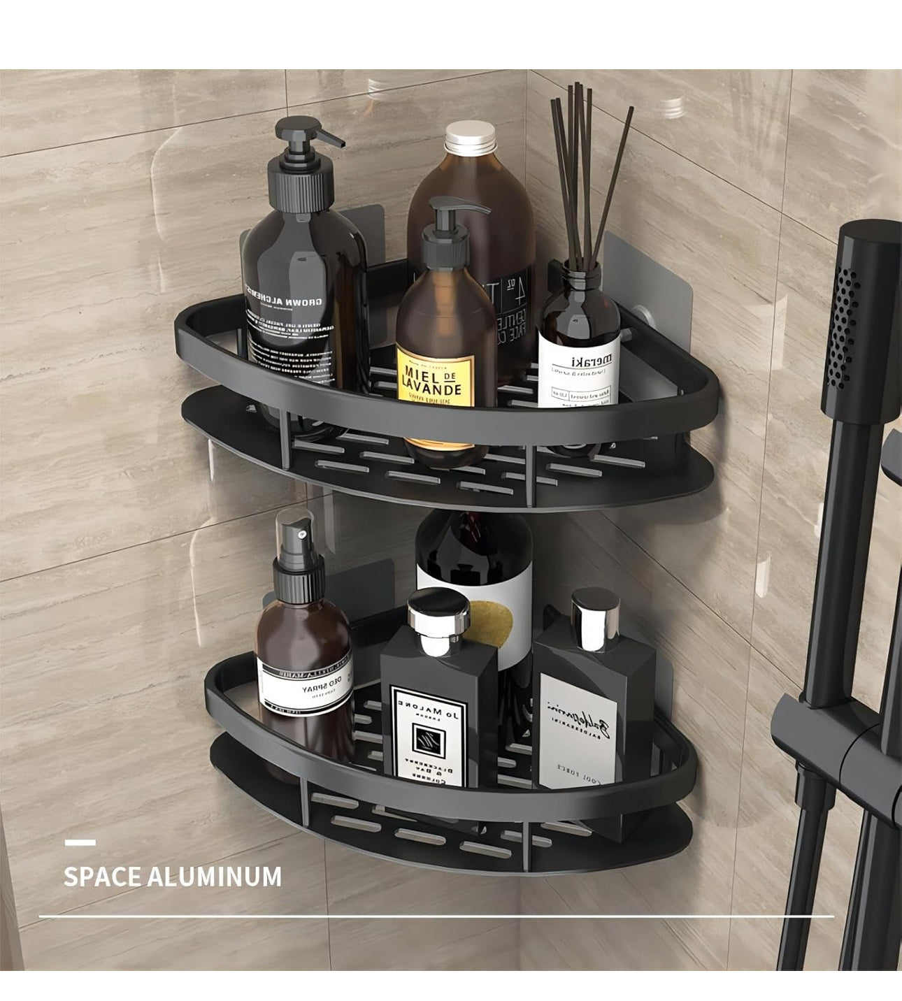 Etagères murales en aluminium - Rangement moderne et pratique