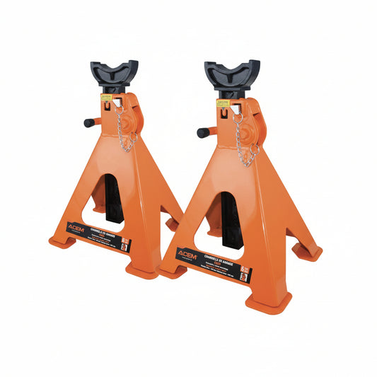 Paire de cric Chandelles ACEM® 2T - Sécurité Garage - 276-432mm