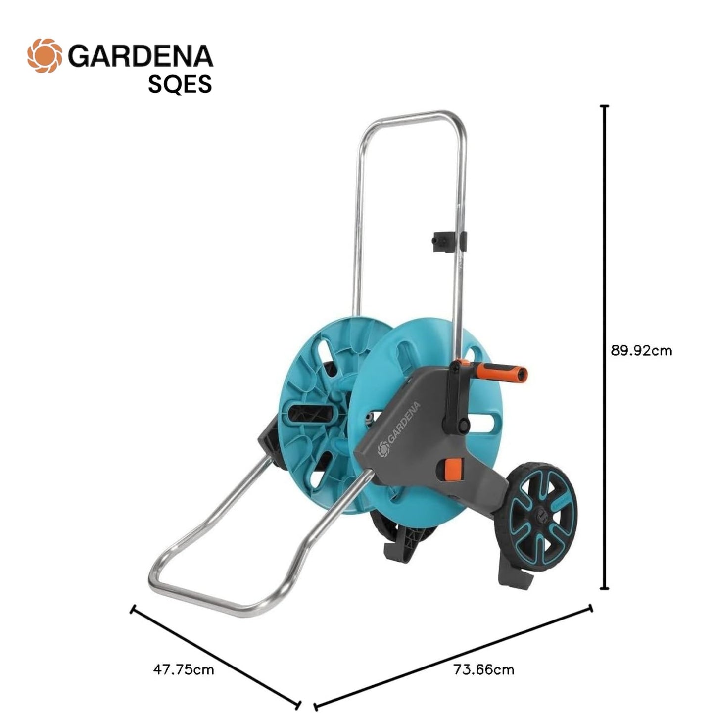 Chariot Porte-Tuyau CleverRoll M GARDENA — Réf. 18511-20 (Sans Tuyau)