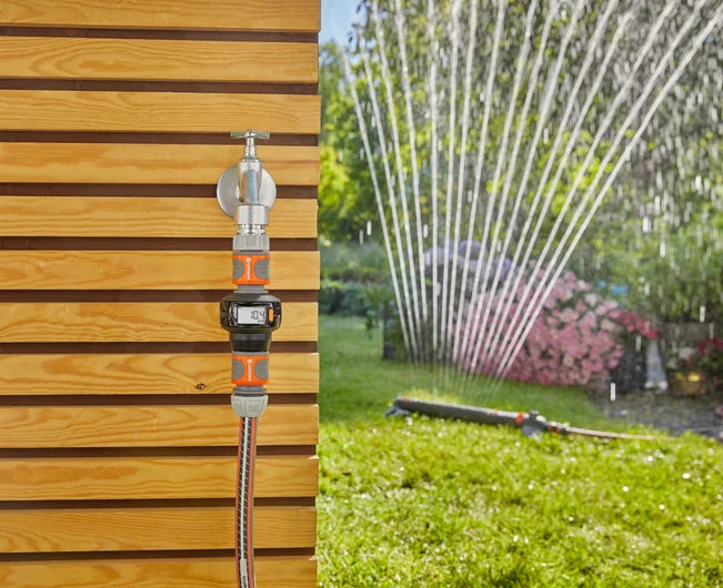 Compteur d'eau GARDENA AquaCount, mesure consommation, dosage précis, protection gel, garantie 5 ans. Livraison rapide Tunisie — SQES.